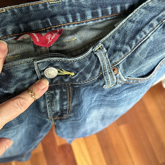 Lucky Brand Lola Boot Short Inseam Medium Washed Denim Jeans - Picture 7 of 9